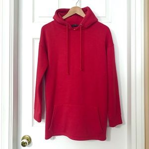Sweater hoodie dress (petite)